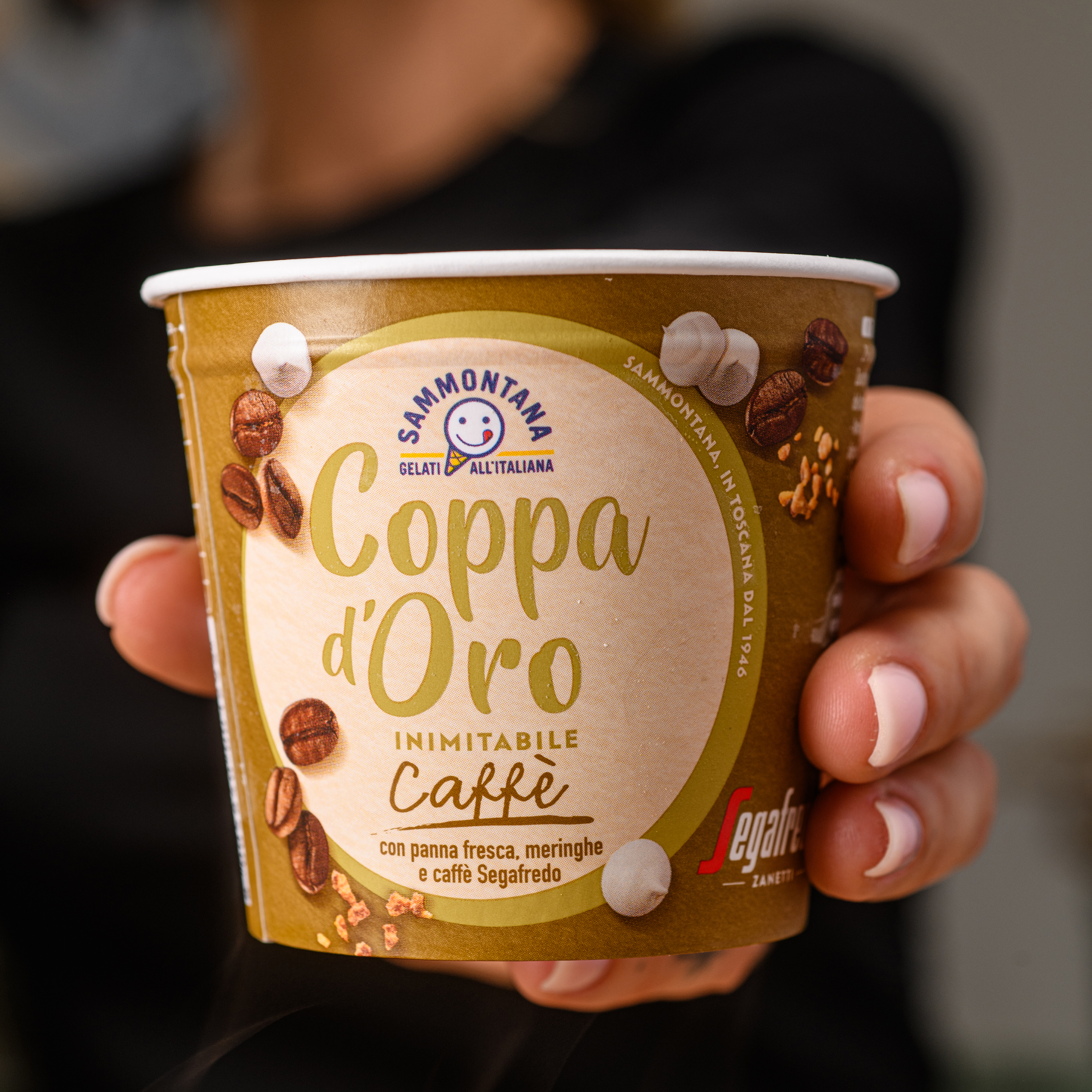 Glace café italienne Sammontana au format 150 ml – dessert glacé avec café