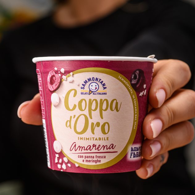 Pot Glace Vanille Cerise 150ml Sammontana Gino & Giulia